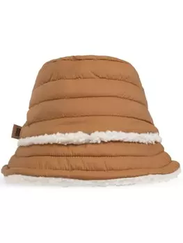 Двусторонняя шляпа-ведро UGG Kids, коричневый