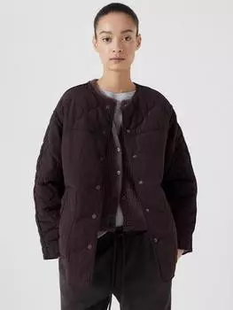 Двусторонняя стеганая куртка anya HUSH, цвет Brown/Lilac