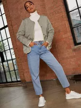 Двусторонняя стеганая куртка Chi Chi London, хаки