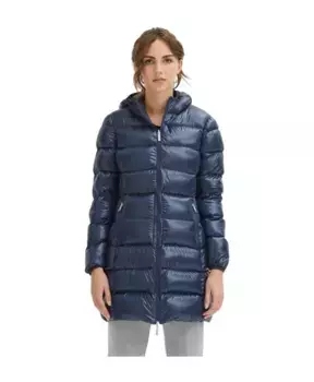 Двусторонняя стеганая куртка с капюшоном Centogrammi, синий