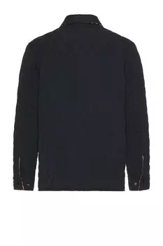 Двусторонняя стеганая рубашка Burberry, цвет Black & Sand IP Check