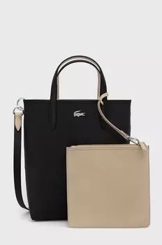 Двусторонняя сумка Lacoste, бежевый