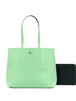 Двусторонняя сумка-тоут Lacoste Anna, зеленый