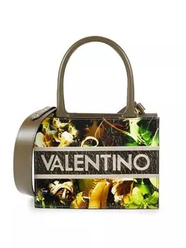 Двусторонняя сумка-тоут с логотипом Marie Mario Valentino, цвет Olive