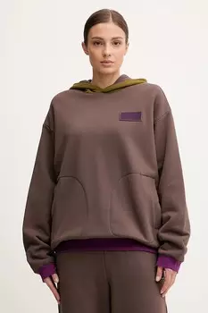 Двусторонняя толстовка Ea7 Emporio Armani, коричневый