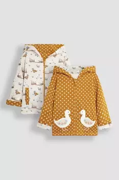 Двусторонняя толстовка с аппликацией Jojo Maman Bb, желтый