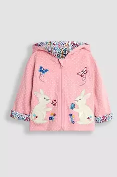 Двусторонняя толстовка с аппликацией Jojo Maman Bb, розовый