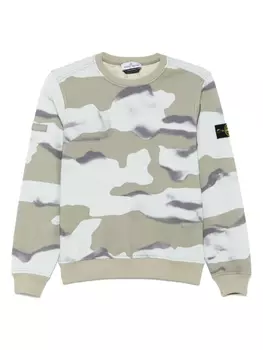 Двусторонняя толстовка Stone Island Junior, синий