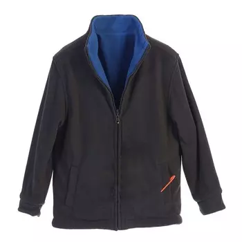 Двусторонняя тяжелая куртка из флиса Gioberti для мальчиков на молнии, цвет Charcoal Royal