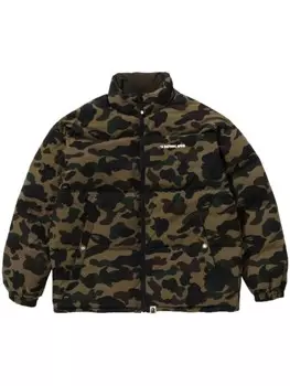 Двусторонняя утепленная куртка BATHING APE A Bathing Ape, зеленый