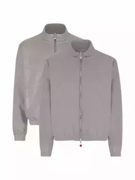 Двусторонняя ветровка Kiton, серый