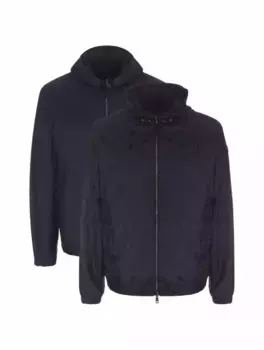 Двусторонняя ветровка Lepontine Moncler, тёмно-синий