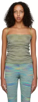 Двусторонняя зелено-фиолетовая майка Skin Isa Boulder