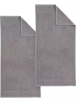 Dyckhoff махровая махровая серия Bridge антрацит 2 полотенца 50 x 100 см, серый