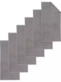 Dyckhoff махровая махровая серия Bridge антрацит 6 полотенец 50 x 100 см, серый