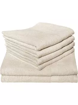 Dyckhoff махровая махровая серия Planet sand 4 полотенца для рук 50 х 100 см, 2 полотенца для душа 70 х 140 см, бежевый