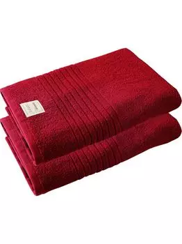 Dyckhoff махровые махровые махровые серии Nature Amarena 2 полотенца для душа 70 x 140 см, красный