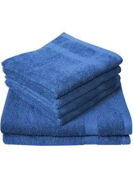 Dyckhoff Planet blue 4 полотенца для рук 50 х 100 см, 2 полотенца для душа 70 х 140 см, синий