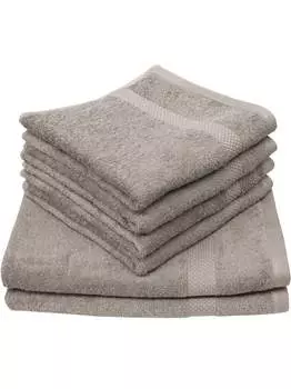 Dyckhoff Planet taupe 4 полотенца для рук 50 x 100 см, 2 полотенца для душа 70 x 140 см, серо-коричневый