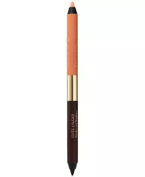 Дымчатая и яркая подводка для глаз Kajal Duo Este Lauder, цвет Dark Chocolate/rich Bronze