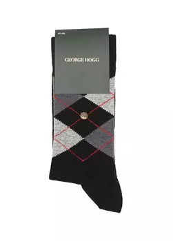 Дымчатые мужские носки George Hogg, черный