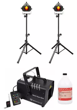 Дымогенератор Chauvet (2) LEDFOLLOWSPOT75ST+ROCKHAZE 1000+RHF