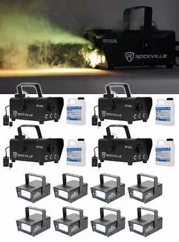 Дымогенератор Chauvet (4) H700+(8) MINI STROBE LED