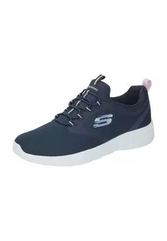 Dynamight 2.0 — слипоны Soft Expressions, амортизирующие, можно стирать в машине, для женщин SKECHERS, цвет Navy Mesh Pink