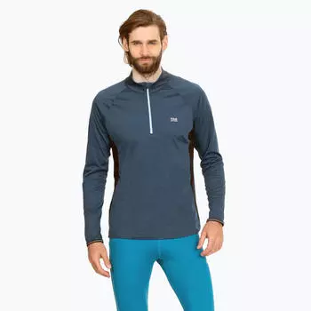 Дышащая и теплая мужская рубашка на молнии ARIS TAO, цвет blau