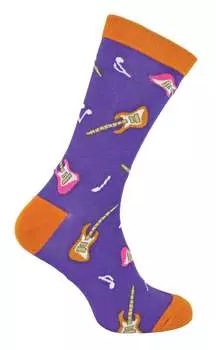 Дышащие бамбуковые носки для гитары Mr Heron, фиолетовый