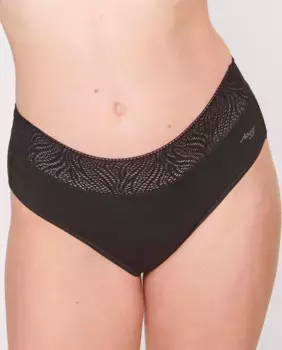 Дышащие трусики-хипстеры Sloggi, черный