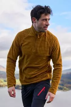 Дышащий флис Snowdon Micro Mountain Warehouse, желтый