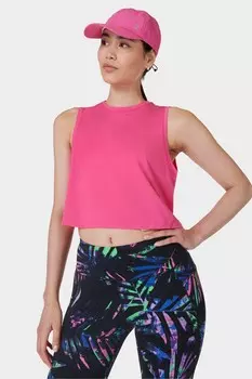Дышите легко, мышечный танк Sweaty Betty, розовый