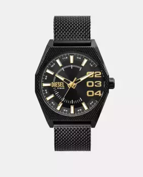 DZ2194 Черные стальные мужские часы Diesel