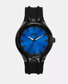 DZ2203 Черные силиконовые мужские часы Diesel, черный