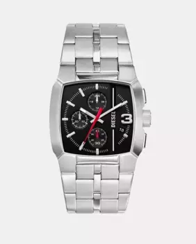 DZ4661 Мужские часы со стальным хронографом Diesel, серебрянный