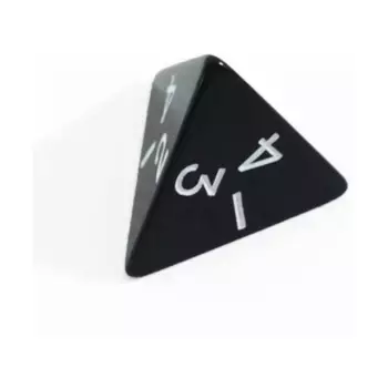 Джамбо d4 - черный, Dice - Jumbo Opaque (Koplow)