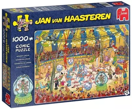 Джамбо, пазл, Ян Ван Хаастерен, Цирковая акробатика, 1000 шт. Jumbo