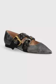 Джанира балетки Pinko, серый