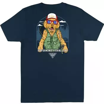 Джанно футболка с коротким рукавом Columbia, синий