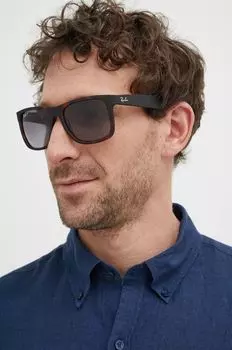 Джастин очки Ray-Ban, коричневый