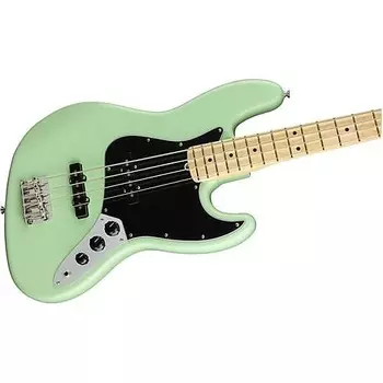 Джазовая бас-гитара Fender American Performer, кленовый гриф, цвет Satin Surf Green