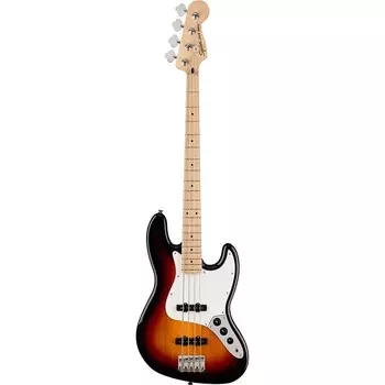 Джазовая бас-гитара Squier Affinity Series, кленовый гриф, 3 цвета Sunburst