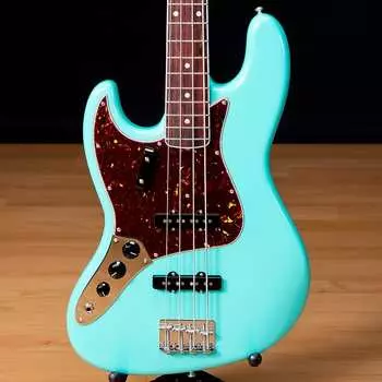 Джазовый бас-гитара Fender American Vintage II 1966 года выпуска для левшей - Sea Foam Green SN V2212802 American Vintage II 1966 Jazz Bass