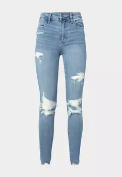 Джеггинсы American Eagle, синий