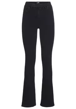 Джеггинсы ARIZONA Boot cut Jeggings, цвет black/black denim