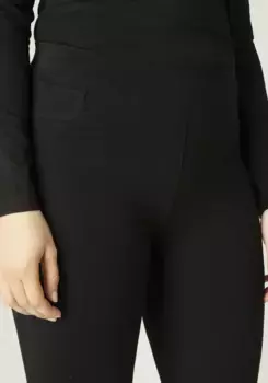 Джеггинсы базового уровня "Ornika", удобный материал, облегающий крой Base Level, черный