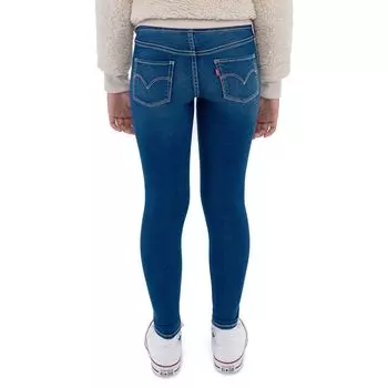 Джеггинсы без застежки для девочек 7–16 лет Levi's Levi's, черный