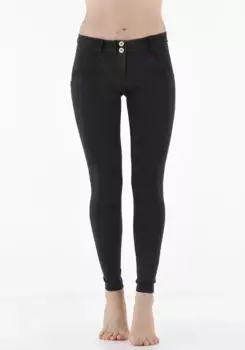 Джеггинсы Freddy "WRUP2RC002ORG" с эффектом лифтинга и моделирования, черный