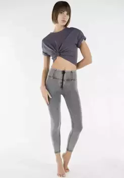 Джеггинсы Freddy "WRUP SUPERSKINNY" с эффектом лифтинга и моделирования, желтый